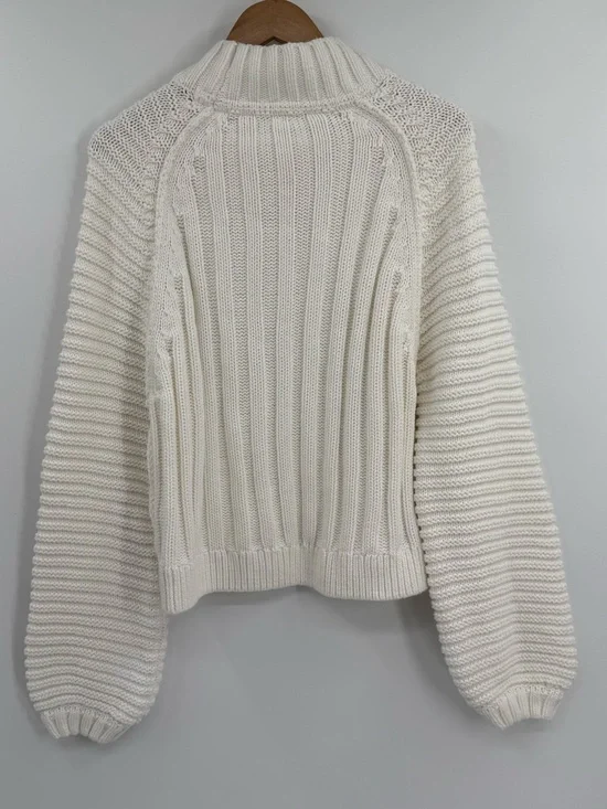 Free People Sweetheart Mock Neck Sweater | Ivory | Medium - Picture 2 of 10